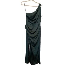 burgundy metallic dress Shine Gown Make an extraordinary statement model: Brooklyn DH1045 Linen Shirt Dress - Shoe Size:9M